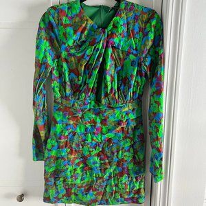 Zara long sleeve mini dress